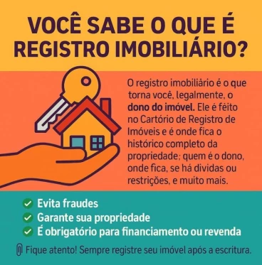 Imagem REGISTRO DE DOCUMENTAÇÃO IMOBILIARIA